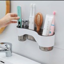منظم أدوات الحمام والمطبخ يثبت بلزق دبل فيس