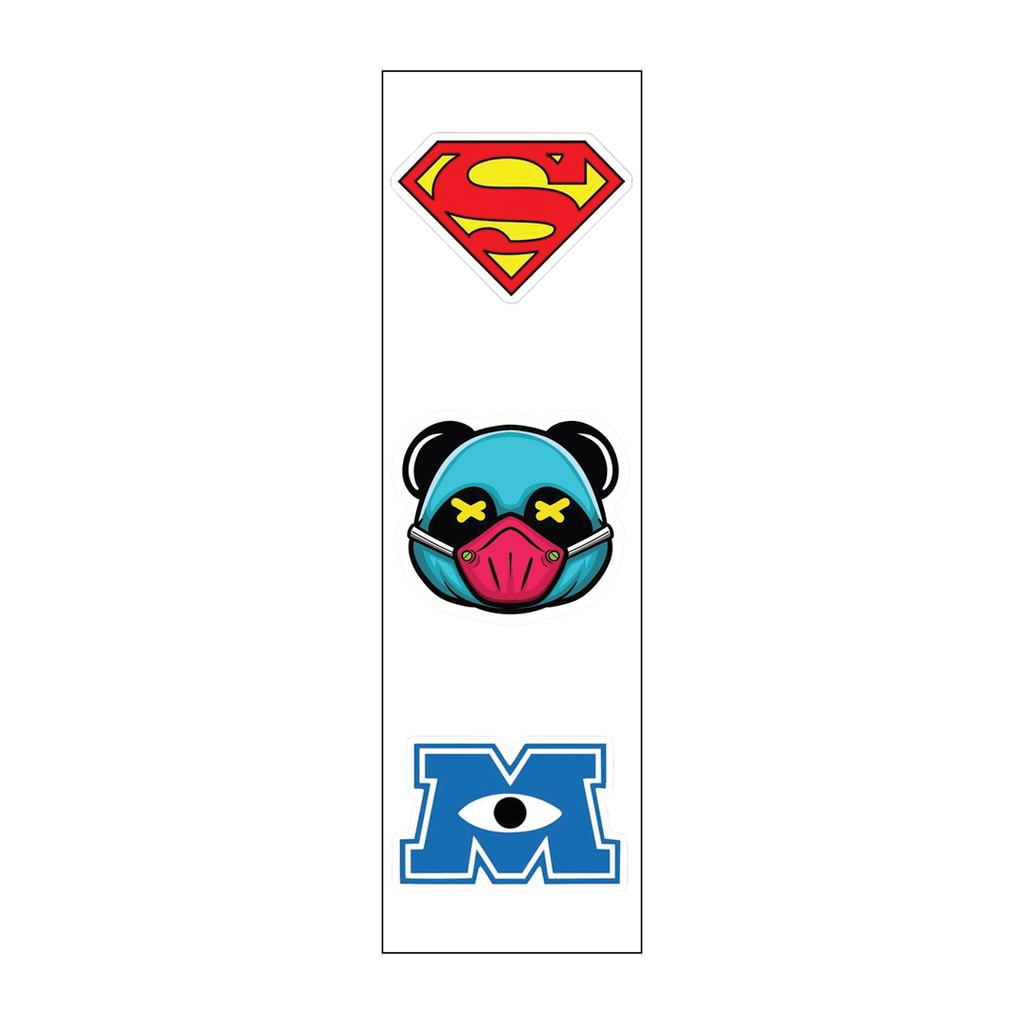 Spacetoon Lovers Vinyl Sticker Pack Reusable &amp; Waterproof