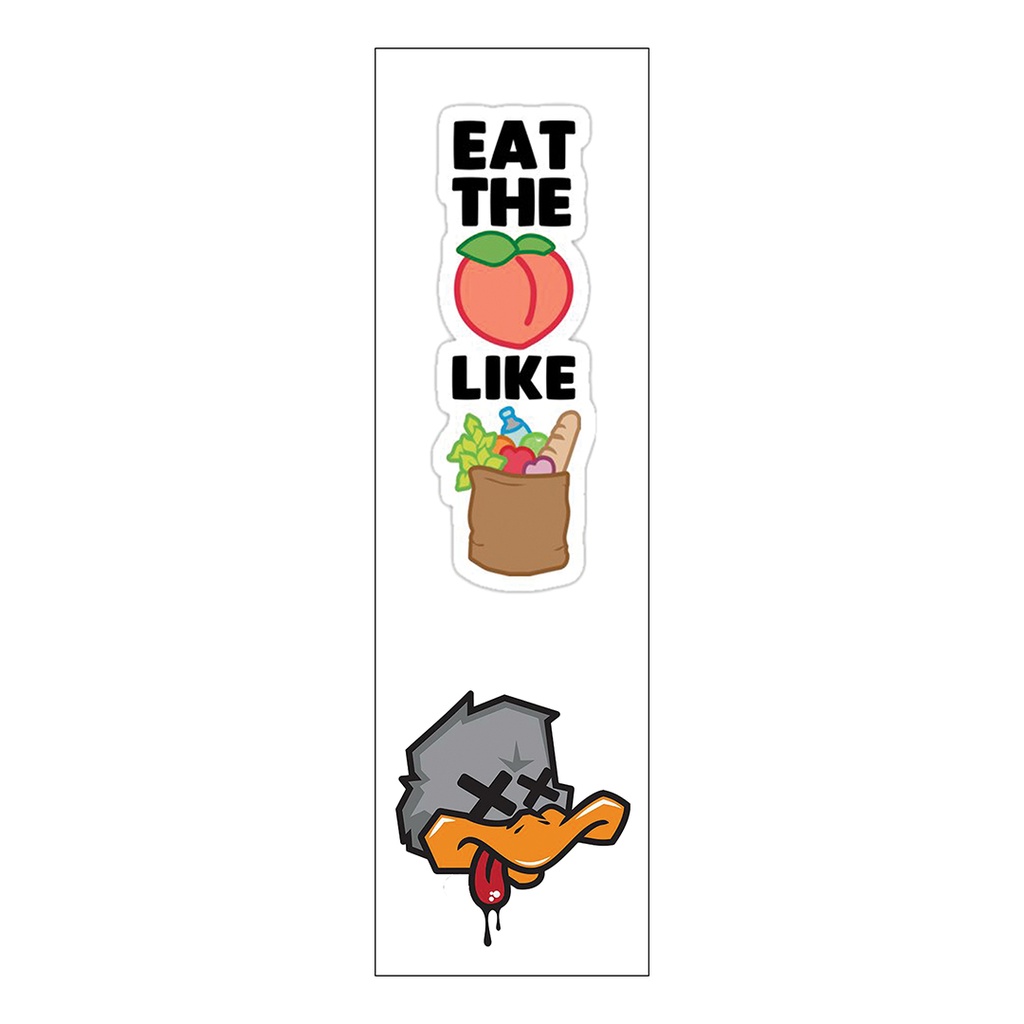 Duck Face Vinyl Sticker Pack Reusable &amp; Waterproof