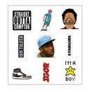 The Weeknd Vinyl Sticker Pack Reusable &amp; Waterproof