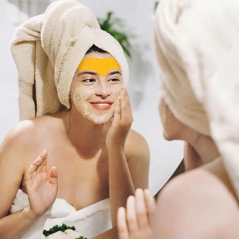 مجموعة لزق طبي 10 قطع لتقليل تجاعيد الوجه وإزالة الخطوط التعبيرية للجبهة