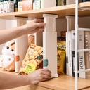 فاصل للأدراج والأرفف والدواليب مع تعديل المقاس للملابس وادوات المطبخ والمكاتب سهل التركيب