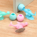 صدادة وماسك باب دولفين ذاتيه اللصق لمنع الاصطدام بالحائط وتقشير الدهان والضوضاء