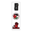 Gaza Vinyl Sticker Pack Reusable &amp; Waterproof