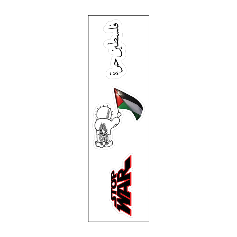 Stop War Vinyl Sticker Pack Reusable &amp; Waterproof