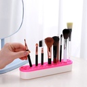 منظم وحامل لادوات وفرش الميكب والاقلام وفرش ومعجون الاسنان سيليكون مرن قابل للفصل لسهولة التنظيف