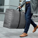 شنطة تخزين جامبو تحمل حتي 100 لتر وتربروف للملابس والبطاطين والوسائد وألعاب الأطفال بسوستة ويد قابلة للطي