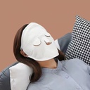 فوطة وجه قطن ب 3 فتحات لعمل البخار قابلة للغسيل لإعادة الأستخدام