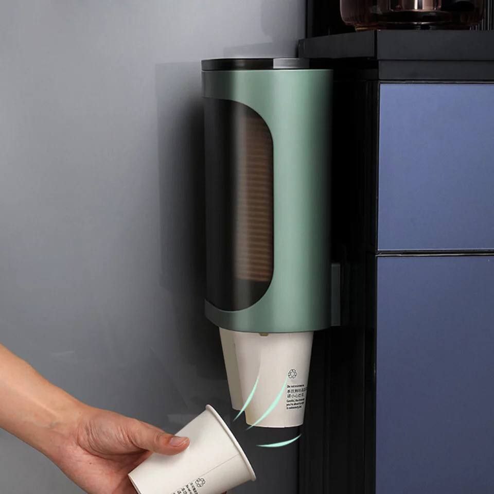 ديسبنسر وحامل الأكواب الوان للتعليق بجانب ديسبنسر الماء او على الحائط