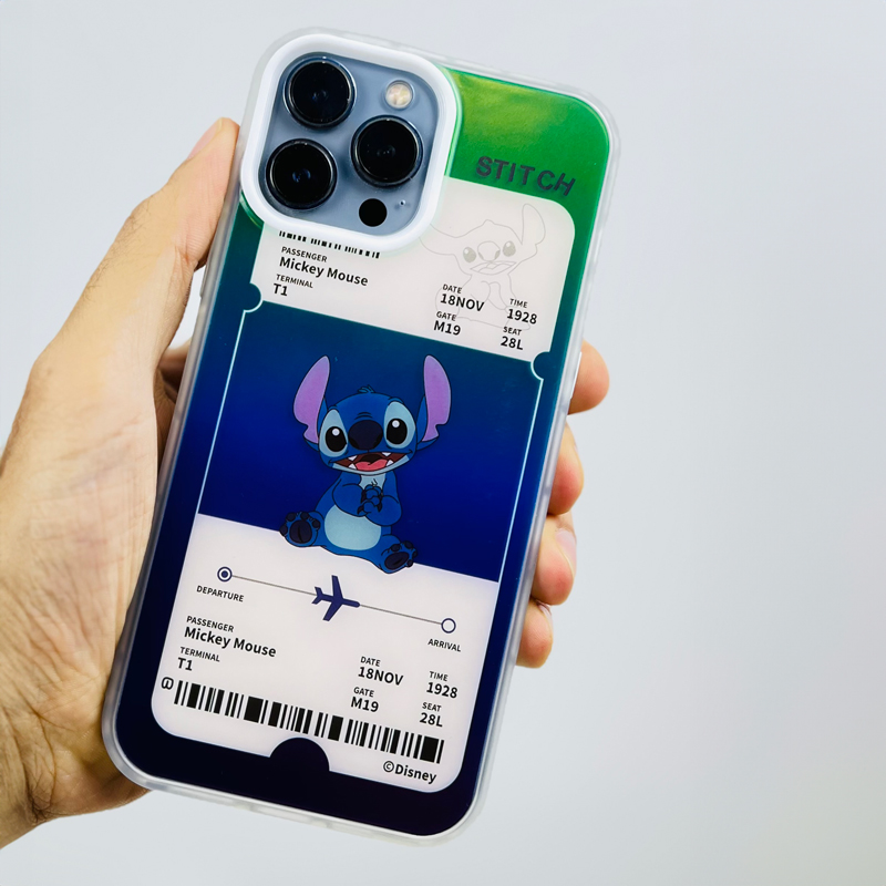 iPhone 13 PRO MAX Transparent Protective Plastic Stitch case