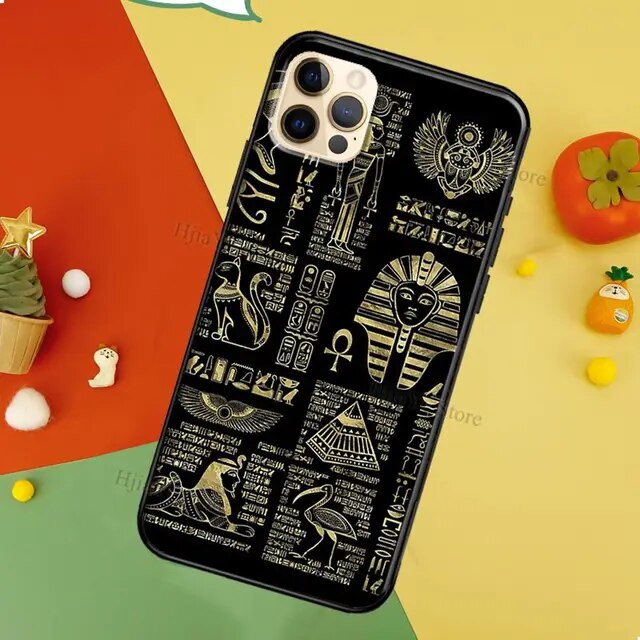 iPhone 13 Pro Max Protective Egypt Pharaoh Design Case