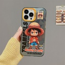 Iphone 13 Protective Case - Cute Cartoon Anime Luffy Design