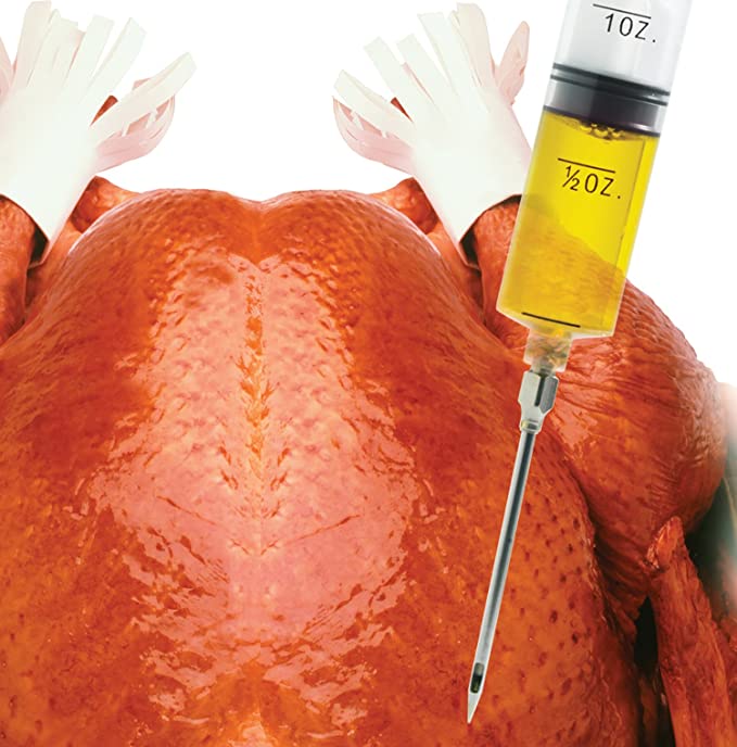 حقنة تتبيل الفراخ واللحوم بسهولة لمذاق شهي