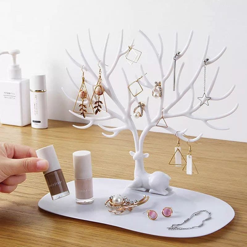 شجرة تعليق الإكسسوارات العملية شكل غزال