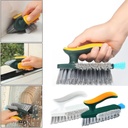 فرشة 4 في 1 لتنظيف الأرضيات والسجاد والزجاج والالوميتال بجزء ميني لسهولة الوصول للزوايا والحواف الأماكن الضيقة