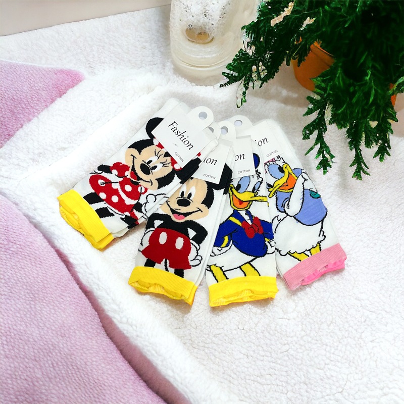 طقم شرابات انكل 5 قطع بأشكال مختلفة لميكي ماوس وميني وبطوط وزيزي لمحبي ديزني