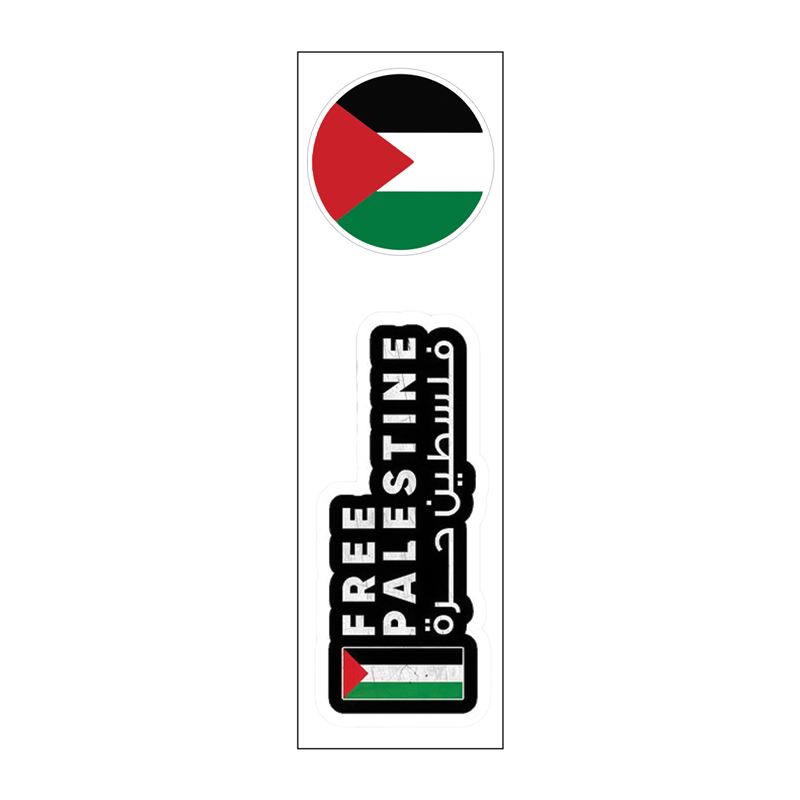Free Palestine - Its In My DNA Vinyl Sticker Pack Reusable &amp; Waterproof