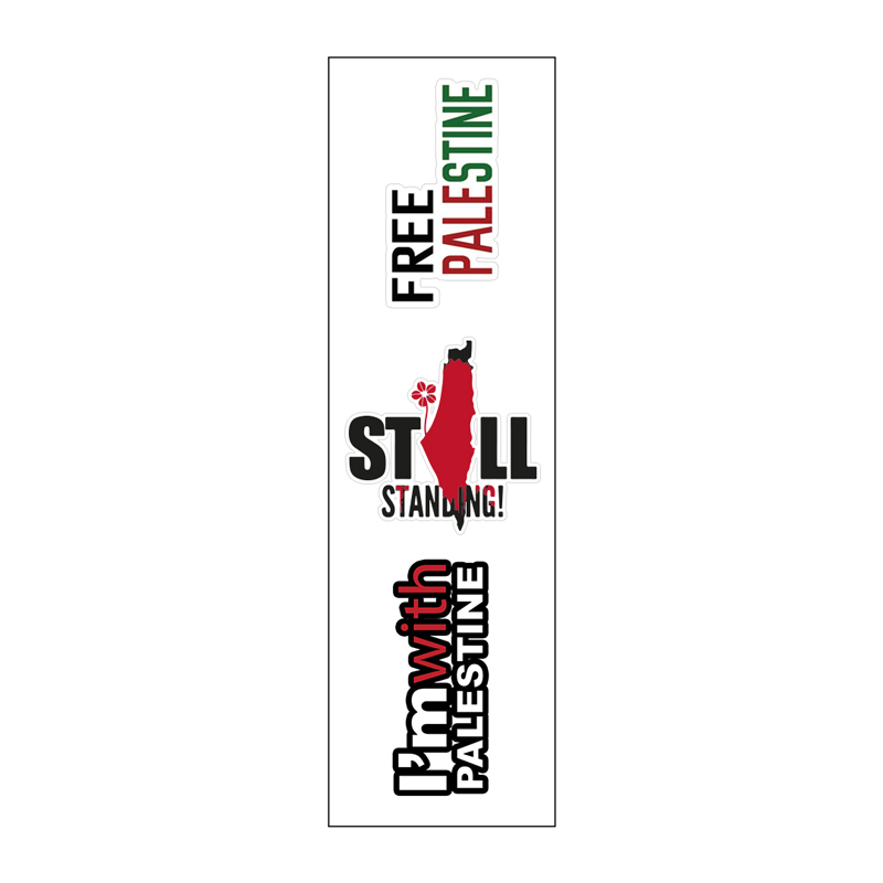 Still Standing - I’m With Palestine Vinyl Sticker Pack Reusable &amp; Waterproof