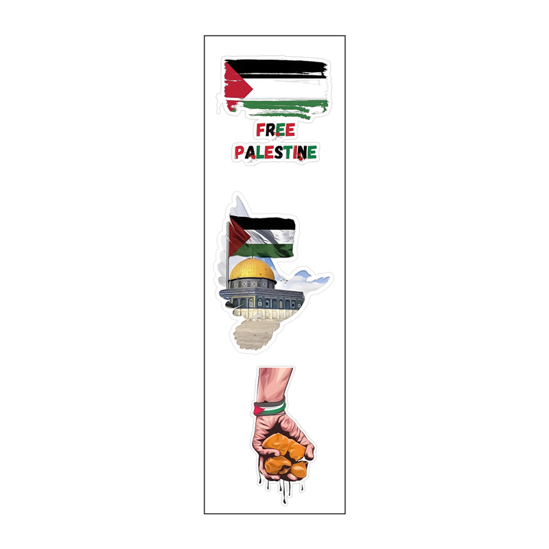 Baysan Vinyl Sticker Pack Reusable &amp; Waterproof