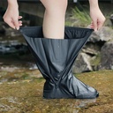 كفر حذاء رجالي وتربروف للحماية من مياه الأمطار والأتساخ مانع للتزحلق من السيليكون بنعل كوتش