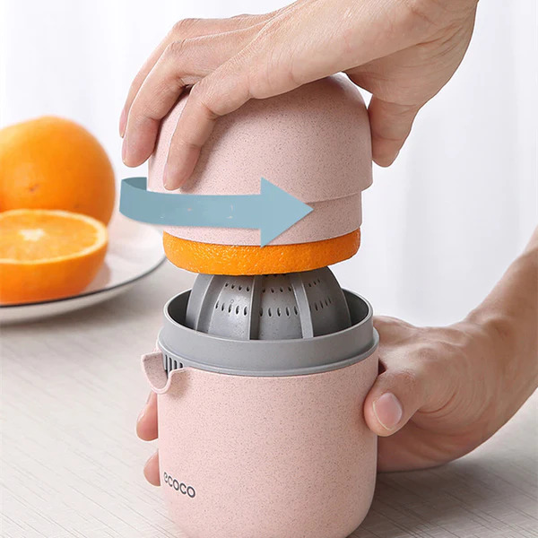 عصارة برتقال وليمون يدوية عملية وسهلة الأستخدام من ايكوكو