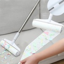 لمامة رول لإزالة الوبر وشعر الحيوانات من الملابس والمفروشات والسجاد بيد معدن