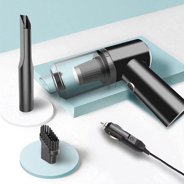 المكنسة اليدوية المتنقلة اللاسلكية بالشحن للسيارة وتنظيف الأماكن الصعبة