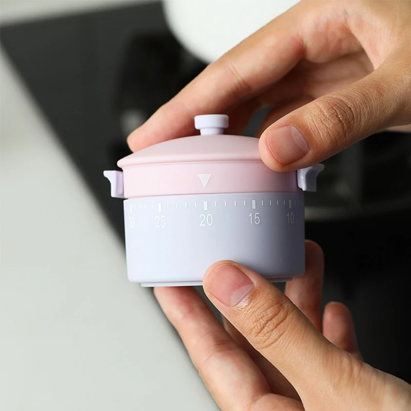 تايمر ذكي شكل حلة ضغط لضبط وقت التسوية والفرن وقت الطبخ