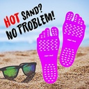 لاصقة القدم بديل حذاء البحر للإستمتاع بالشاطئ بكامل حماية القدم