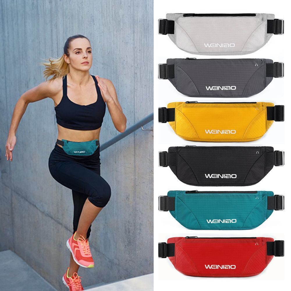 شنطة وسط وتربروف مقسمة من الداخل لجزئين لحمل الموبايل والمتعلقات الشخصية بحزام قابل للتعديل