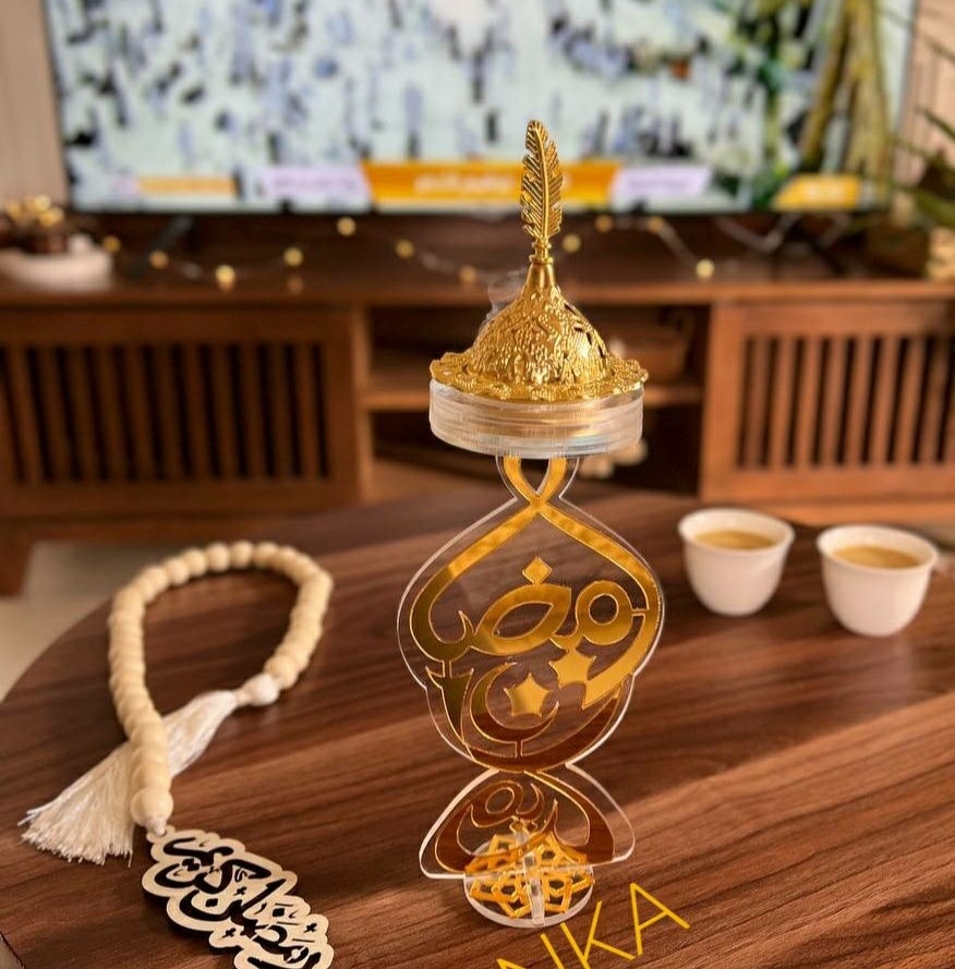 مبخرة رمضان كريم لأستقبال ليالي رمضان من الأكليريك والنحاس