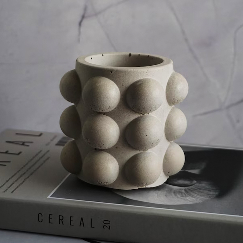 فازة وحامل بابلز ثري دي هاند ميد للورد وفرش وادوات الميكب متعدد الأستخدام