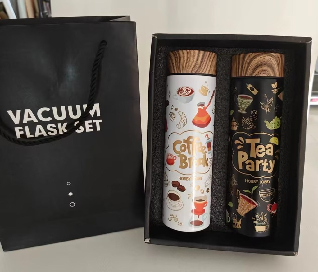 مج كوفي بريك حراري استانليس ستيل 500 ملي حافظ لحرارة المشروبات حتي 12 ساعة بمصفاه وغطاء محكم الغلق