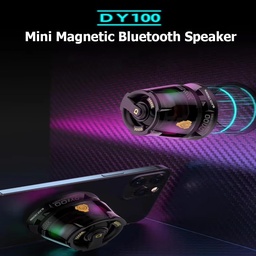 [HH00016280] اسبيكر لاسلكي مغناطيسي ميني مع اضاءة ار جي بي قابل للشحن بقوة 5 فولت