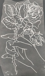 [HH00016384] White Rose Print