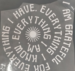 [HH00016399] I Am Grateful For Everything I Have print