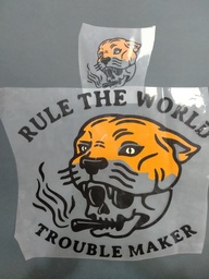 [HH00016405] Tiger Skull (print)