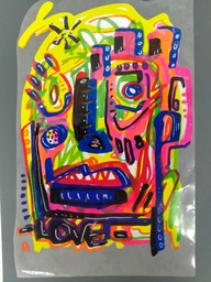 [HH00016431] Love Face print