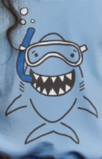 [HH00016712] Scuba Diving Shark print