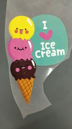 [HH00016736] I 💗 Ice cream print