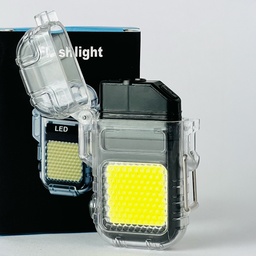 [HH00017163] ولاعة كهربائية قابلة للشحن ب3 درجات اضاءة للطوارئ والرحلات