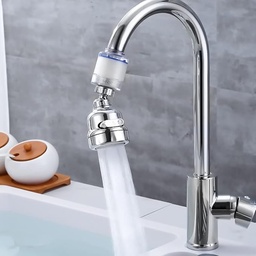 [HH00017232] وصلة حنفية متحركة بدوران 360 درجة مزودة بفلتر داخلي ب 3 مستويات لتنظيم قوة ضخ المياه