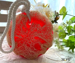 [HH00019014] صابونة الليفة العطرية للجسم بحبل - 240 جرام