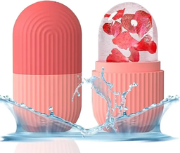 [HH00019445] قالب ثلج سيليكون بشكل بيضاوي لتدليك البشرة قابل لإعادة الاستخدام