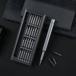 [HH00019605] طقم رؤوس مفكات مغناطيسي 24 قطعة متعدد الاستخدام