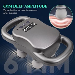 [HH00019752] جهاز مساج يدوي ديجيتال بـ 4 رؤوس مع تقنية الأشعة تحت الحمراء