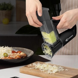 [HH00019932] قطاعة ومبشرة لاسلكية للخضراوات والفواكه ب 4 شفرات