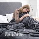 دفاية الشتاء الناعمة للتدفئة القوية من الميكروفيبر مقاس 200*220