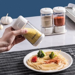 [HH00001876] ملاحة توابل للملح والفلفل والشطة بنظامين رش مثالية للسفرة