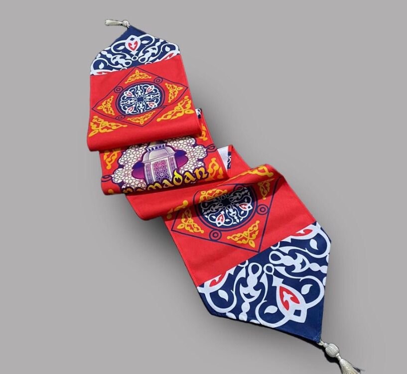 مفرش سفرة رانر 180 سم باشكال مختلفة